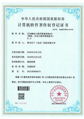 智為天下公司核心證照信息概覽